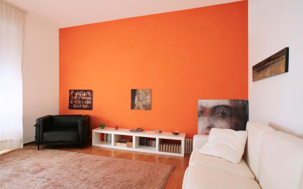 Peinture orange