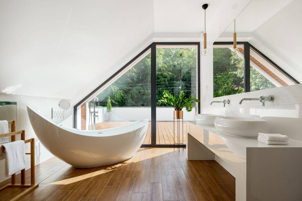 Salle de bain à Milly La Forêt